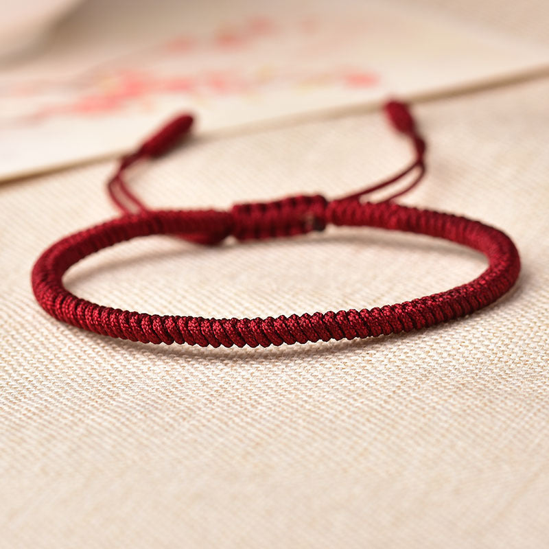 Handmade Multi-Color Diamond Knot Rope Bracelet – Colors Carrying Good Fortune | Zen Ara Grove