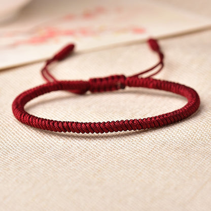Handmade Multi-Color Diamond Knot Rope Bracelet – Colors Carrying Good Fortune | Zen Ara Grove