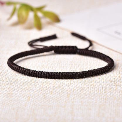Handmade Multi-Color Diamond Knot Rope Bracelet – Colors Carrying Good Fortune | Zen Ara Grove