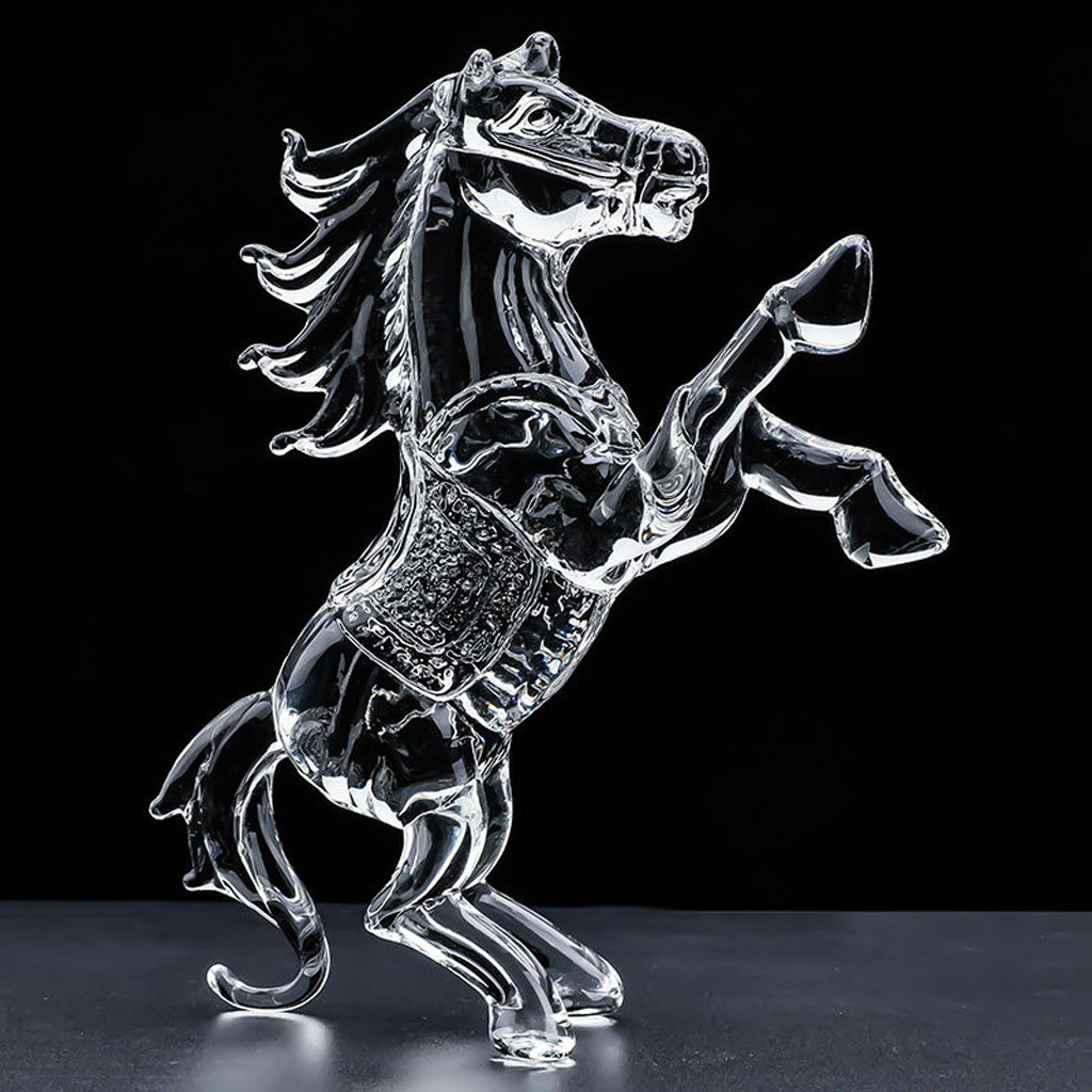 Crystal Glass Zodiac Horse Figurine – A Symbol of Strength and Grace | Zen Ara Grove