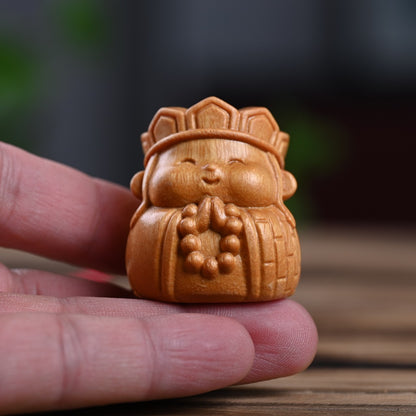 Monkey King Sun Wukong & Three Companions Cypress Wood Figurines | Zen Ara Grove