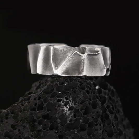 Faceted Light Ring – 999 Silver Artisan Craft | Zen Ara Grove