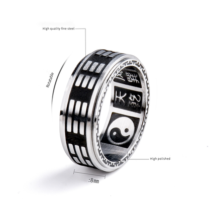 Rotatable Yin-Yang Ring – Mindful Energy Flow  | Zen Ara Grove
