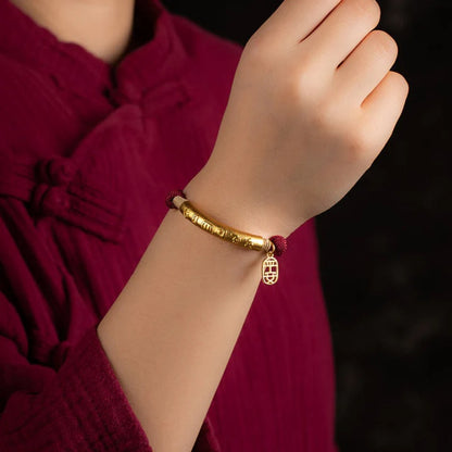 Handwoven Red String Bracelet – Harmony, Strength, and Prosperity | Zen Ara Grove
