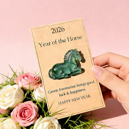 Colorful Phantom Crystal Glass Horse Figurine – A Symbol of Fortune and Vitality | Zen Ara Grove