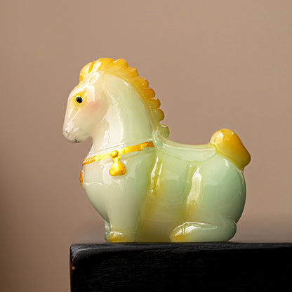 Color‑Changing Horse Figurine – Handcrafted Art with Thermochromic Magic | Zen Ara Grove