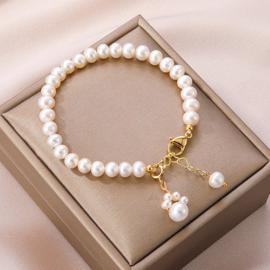 Pearl Cat Paw Healing Chain Bracelet | Zen Ara Grove