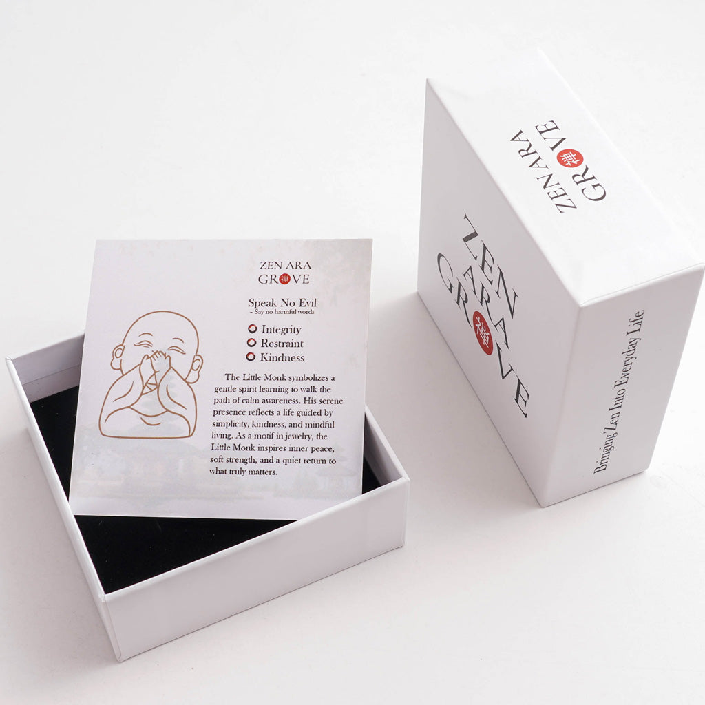 The Three Little Monks — Meaning Pose Card Set for Mindfulness & Inner Calm | Zen Ara Grove