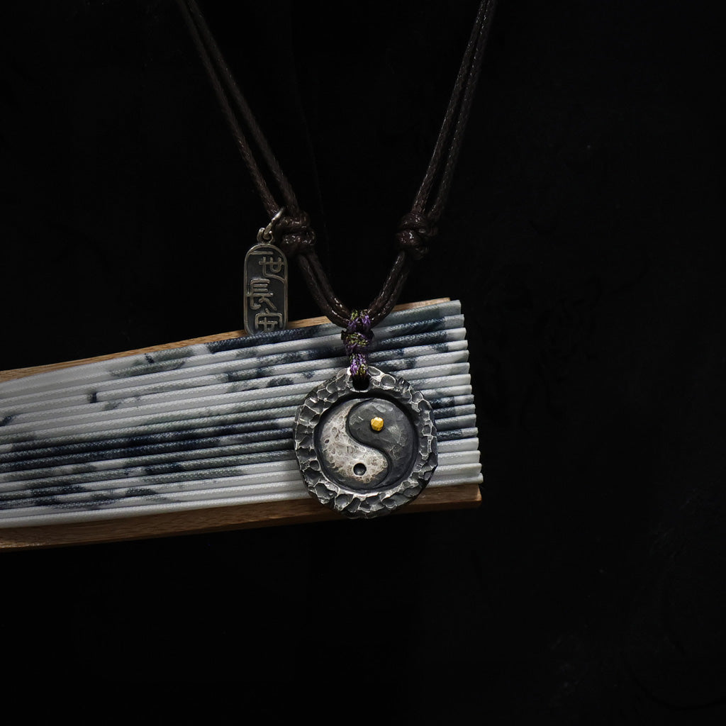 999 Silver Handcrafted Yin-Yang Necklace – Harmony & Blessing | Zen Ara Grove
