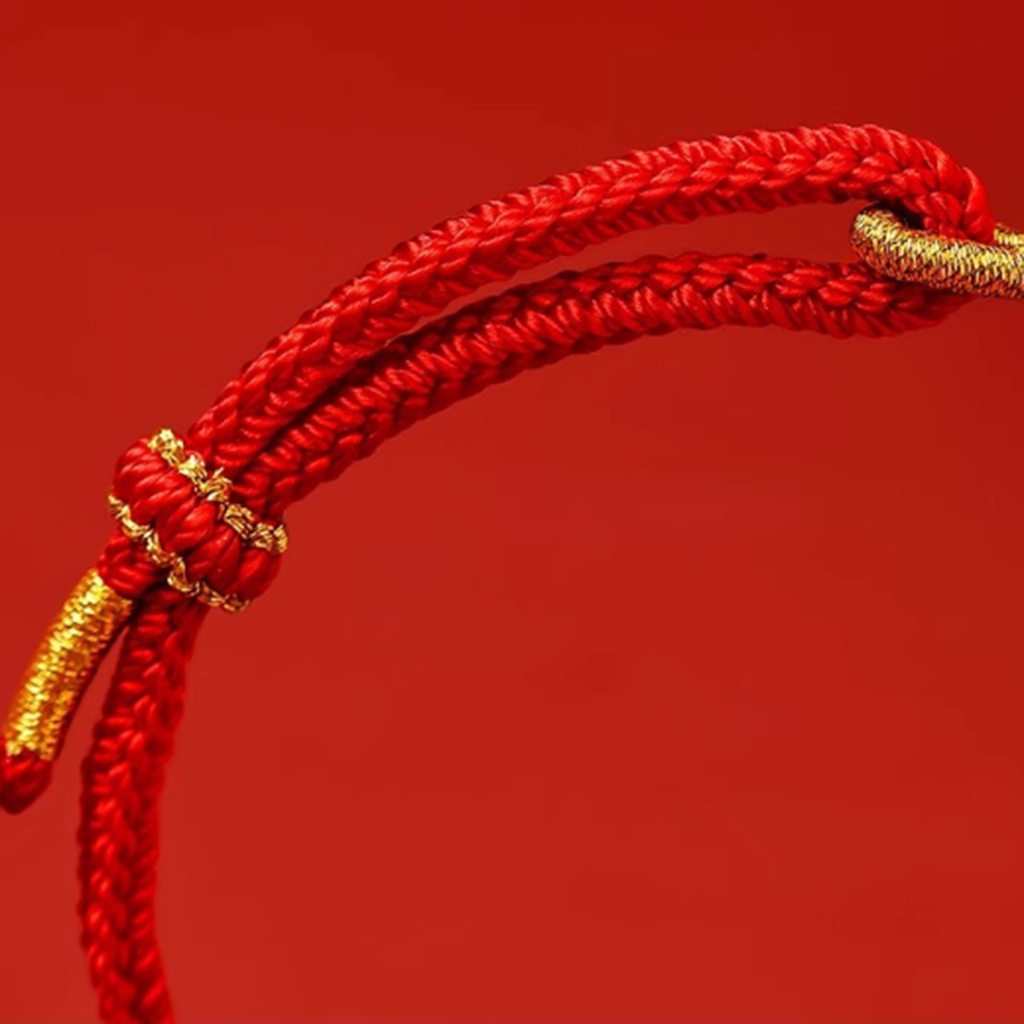 Handwoven Red Cord Bracelet – Symbol of Luck and Protection | Zen Ara Grove