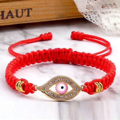 Adjustable Evil Eye Cord Bracelet – Ward Off Negativity, Invite Good Fortune | Zen Ara Grove
