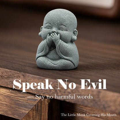 Limited-Time Offer — The Four Little Zen Monks 4-Piece Set | Save 60% | Zen Ara Grove