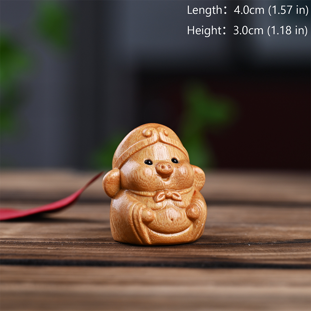 Monkey King Sun Wukong & Three Companions Cypress Wood Figurines | Zen Ara Grove