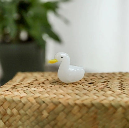 Peaceful Glass Duck Figurine – Bringing Calm Energy and Joy to Your Space | Zen Ara Grove