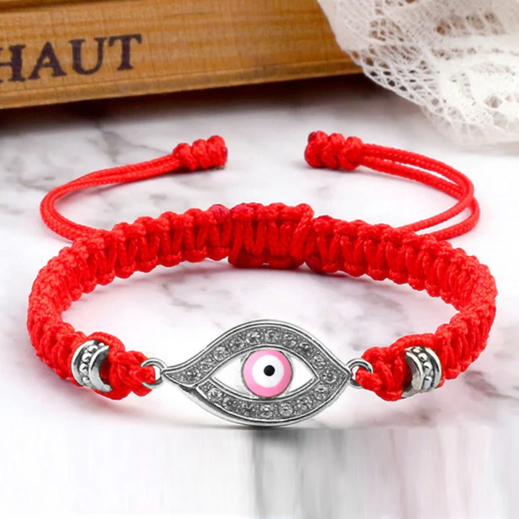 Adjustable Evil Eye Cord Bracelet – Ward Off Negativity, Invite Good Fortune | Zen Ara Grove