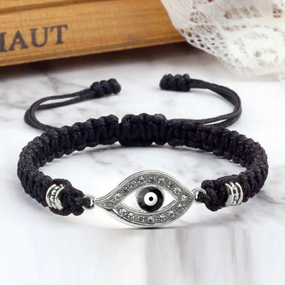 Adjustable Evil Eye Cord Bracelet – Ward Off Negativity, Invite Good Fortune | Zen Ara Grove