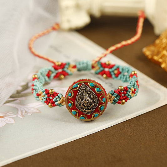 Handwoven Blessing Bracelet – Inspired by Desert Silk Road | Zen Ara Grove