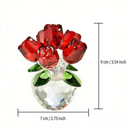 Eternal Bloom Crystal Glass Rose – A Timeless Symbol of Love | Zen Ara Grove