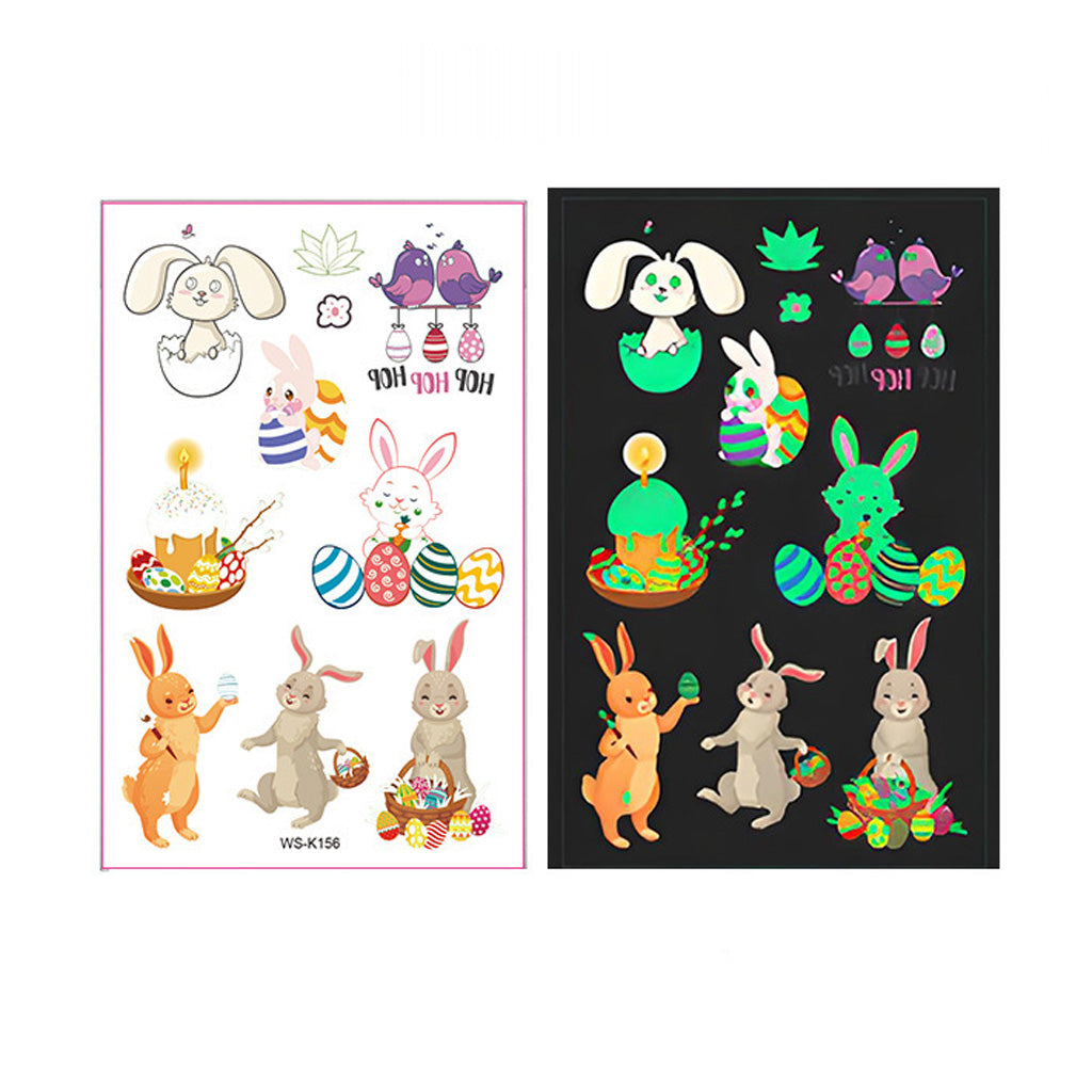 Glow‑in‑the‑Dark Easter Tattoo Stickers – Fun & Creativity | Zen Ara Grove