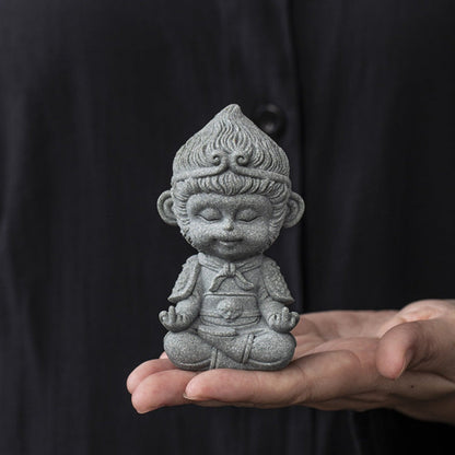 Middle Finger Wukong Figurine｜ Zen Ara Grove
