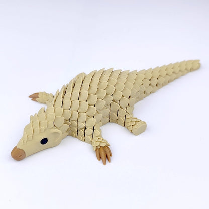 Fully Articulated Pangolin Fidget – Movable Scales, Calming Touch | Zen Ara Grove