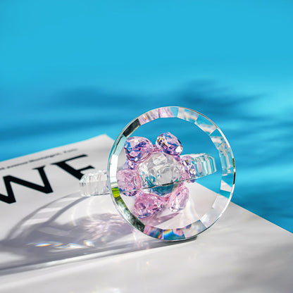 Multicolor Glass Lotus Ornament – Blooming with Light and Serenity | Zen Ara Grove