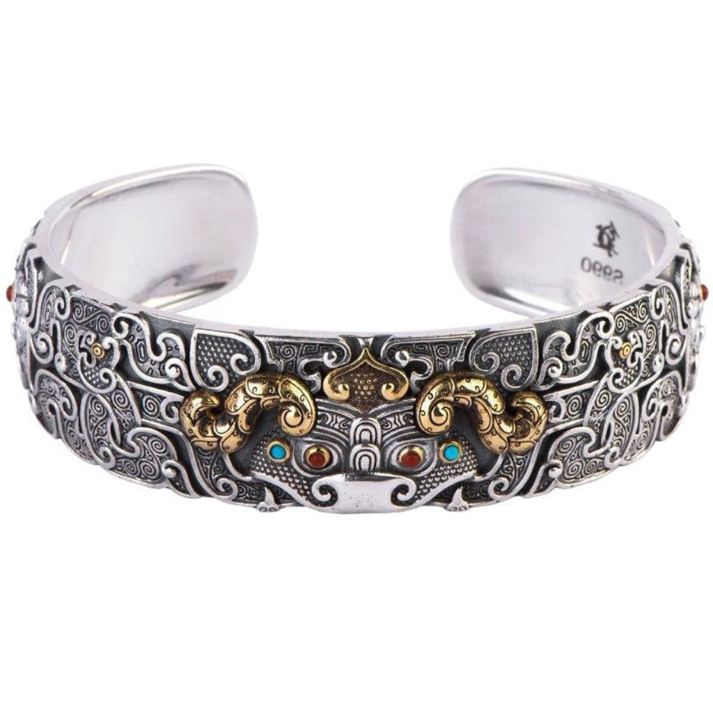 Taotie Beast Bracelet – Ancient Chinese Guardian of Power | Zen Ara Grove