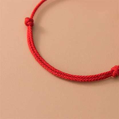 Adjustable Four-Leaf Clover Cord Bracelet — Good Luck & Hope
