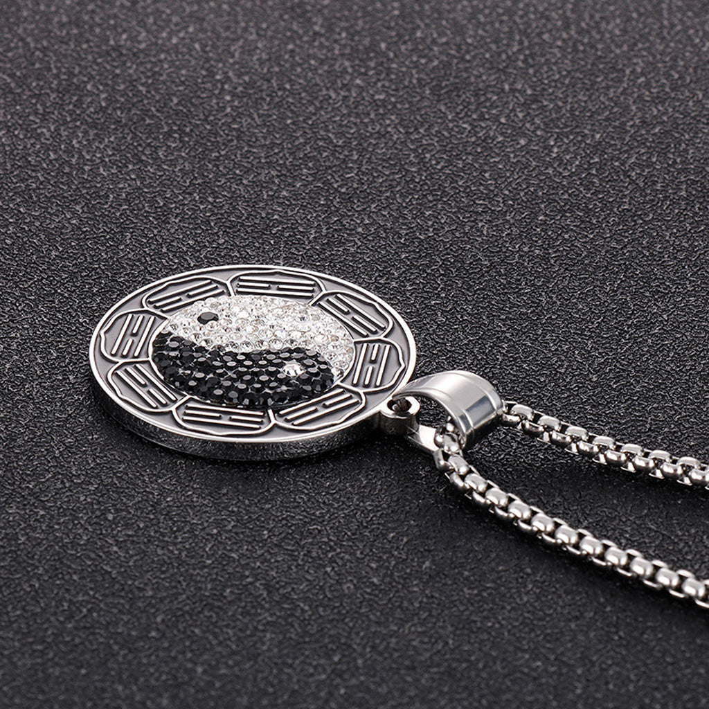 Taiji Bagua Yin-Yang Pendant Necklace – Energy & Protection | Zen Ara Grove