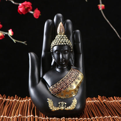 Zen Palm Buddha Figurine | Zen Ara Grove