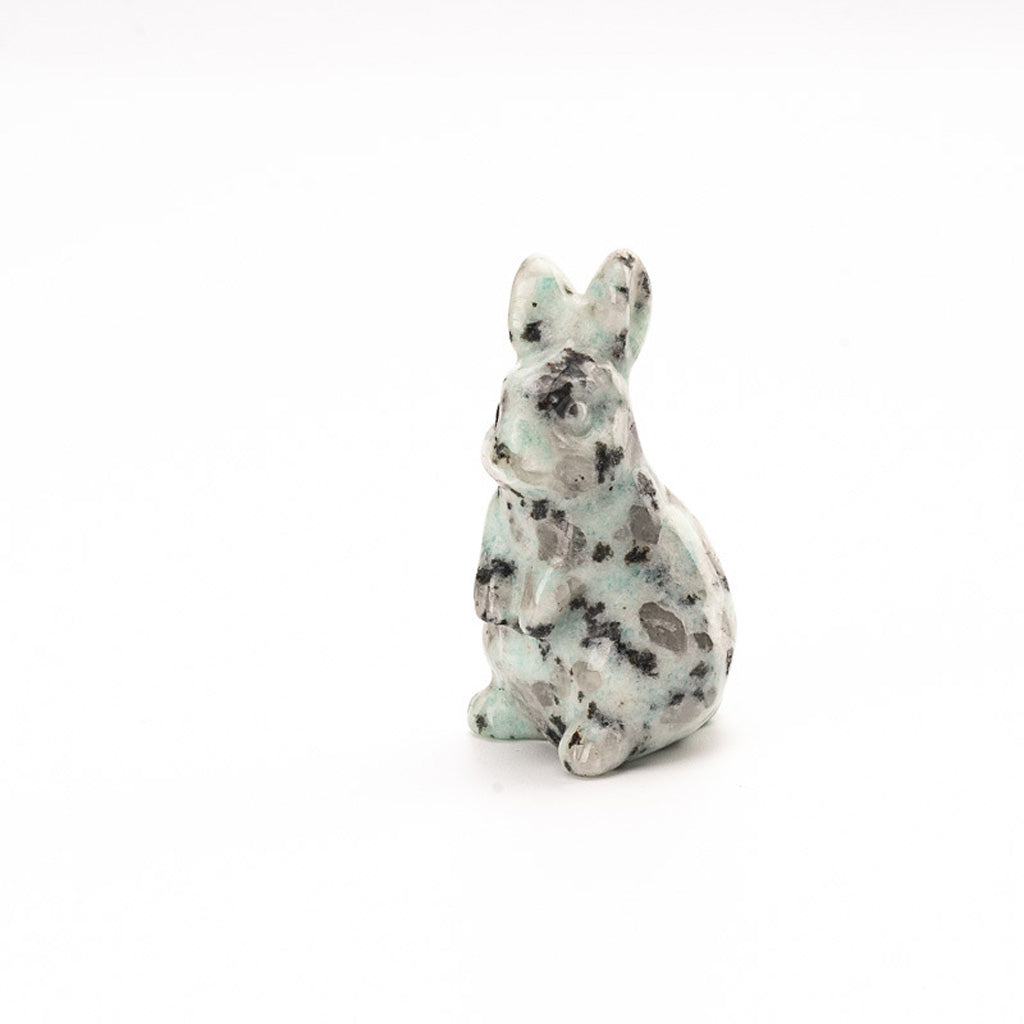 Hand‑Carved Natural Crystal Bunny – Brings Calm Energy and Joy | Zen Ara Grove