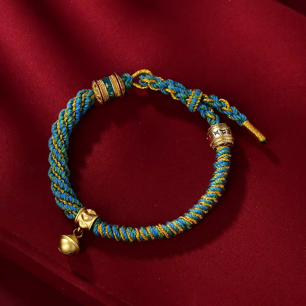 Hand‑Woven Blessing Bracelet – Color Options Symbolizing Peace and Protection | Zen Ara Grove