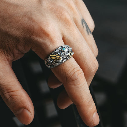 Pixiu Coin Ring – Guardian of Wealth and Fortune | Zen Ara Grove