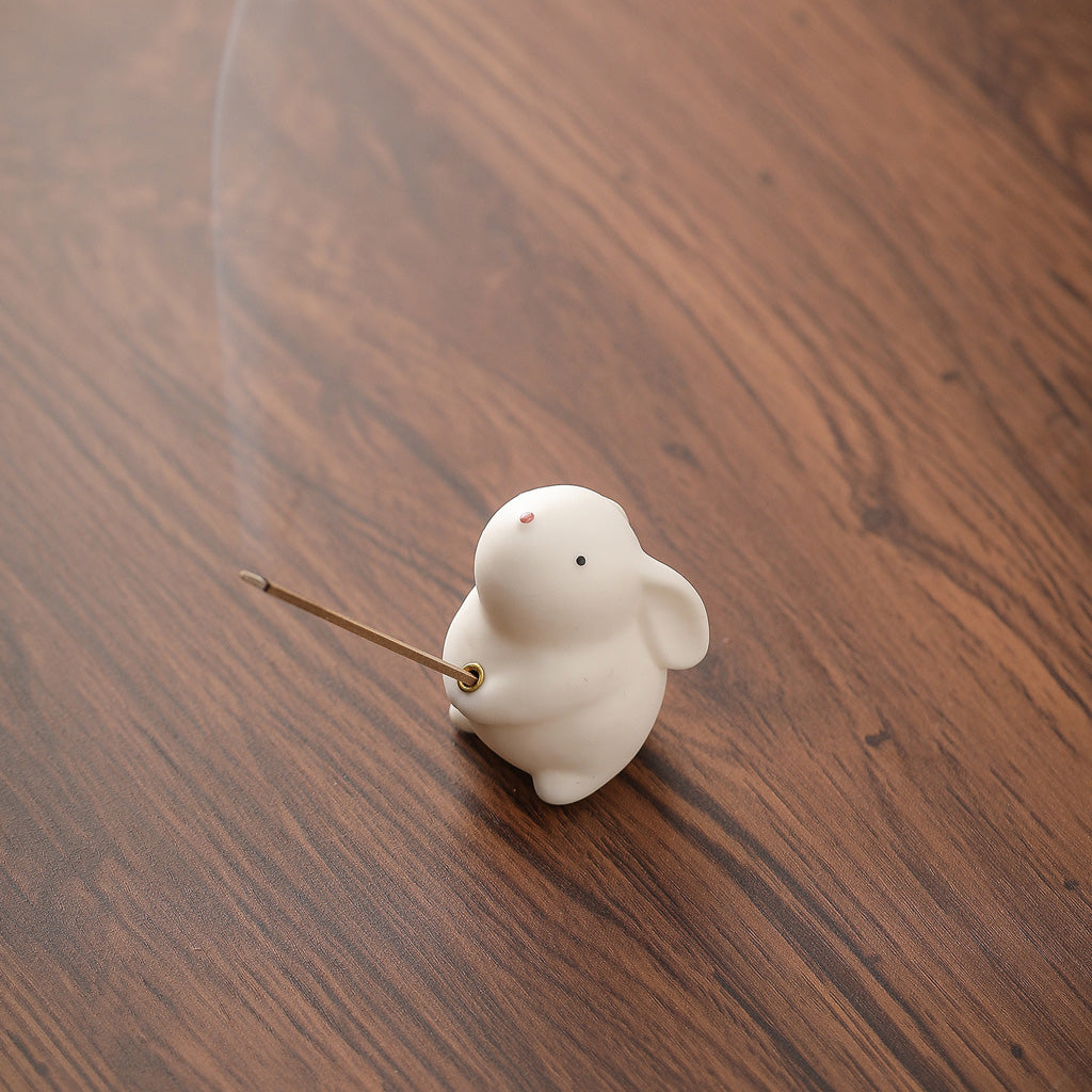 Cute Ceramic Bunny Incense Holder – Playful & Functional Décor Piece | Zen Ara Grove