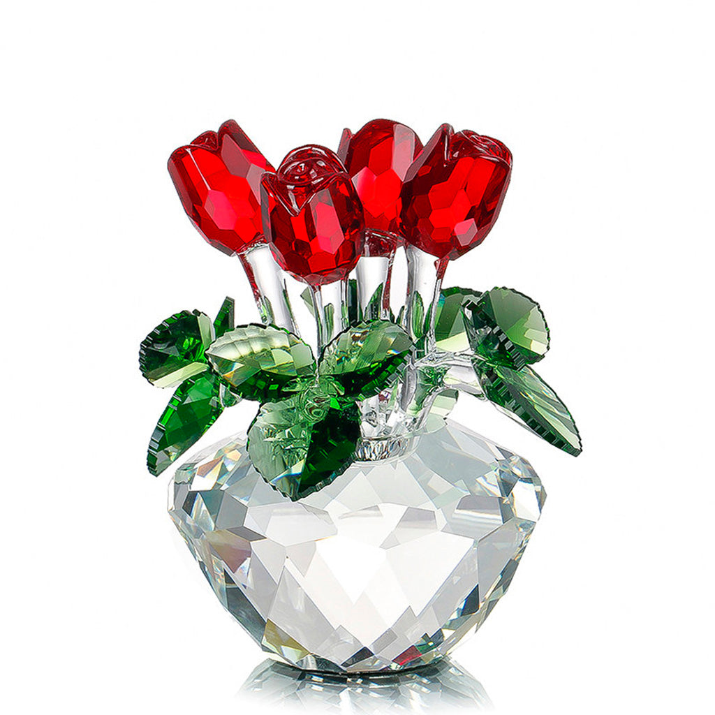 Eternal Bloom Crystal Glass Rose – A Timeless Symbol of Love | Zen Ara Grove