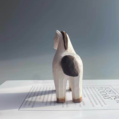 Hand-Carved Wooden Horse Figurine – Timeless Craft and Rustic Charm | Zen Ara Grove