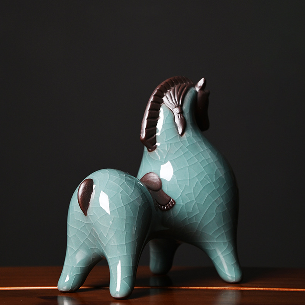 Tang Dynasty Ceramic Horse Figurine | Zen Ara Grove