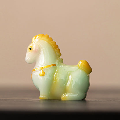 Color‑Changing Horse Figurine – Handcrafted Art with Thermochromic Magic | Zen Ara Grove