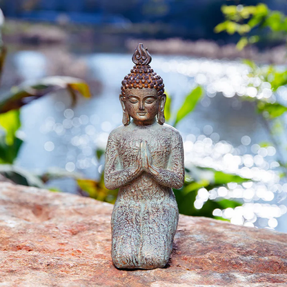 Buddha Stones Meditating Zen Buddha Serenity Resin Statue Figurine Home Decoration| Zen Ara Grove