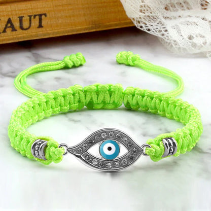 Adjustable Evil Eye Cord Bracelet – Ward Off Negativity, Invite Good Fortune | Zen Ara Grove