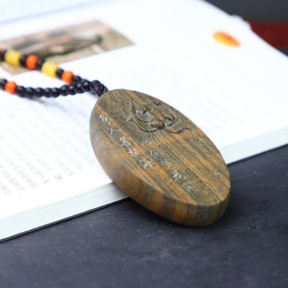 Green Sandalwood Pendant – Devotion in Every Grain | Zen Ara Grove