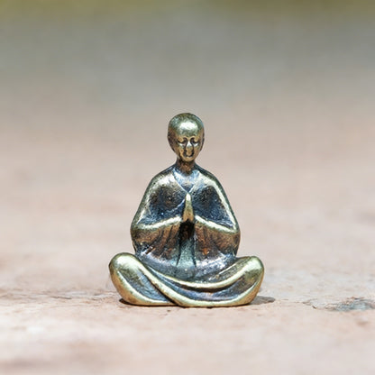 Mini Brass Figurines – Zen Series with Buddha, Bodhidharma, Guanyin, Animals & More – Symbol of Mindfulness | Zen Ara Grove