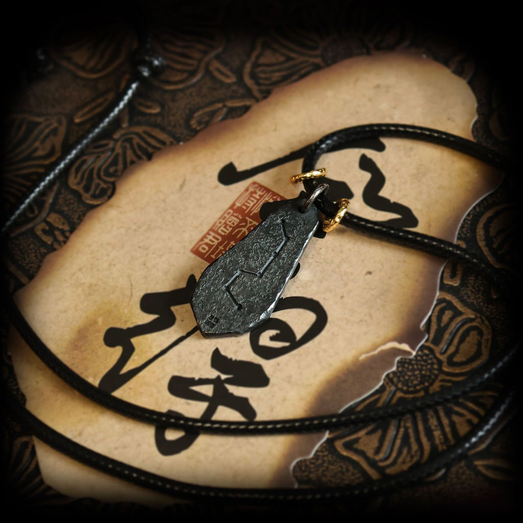 Handcrafted Copper Taiji Medallion with Big Dipper – Balance & Pure Mind | Zen Ara Grove