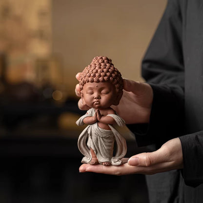Handcrafted Porcelain Buddha Figurine – Serenity and Cultural Heritage | Zen Ara Grove