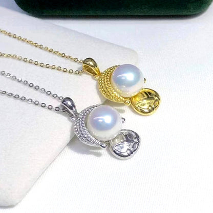 Pearl Buddha Pendant – Peace Begins Within | Zen Ara Grove