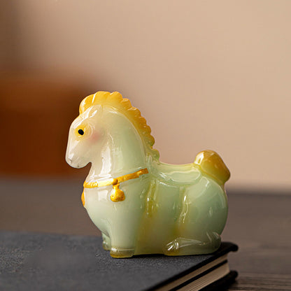 Color‑Changing Horse Figurine – Handcrafted Art with Thermochromic Magic | Zen Ara Grove