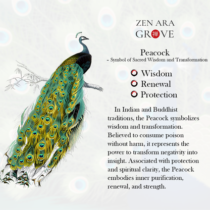 $9.99 LIMITED TIME OFFER Enamel Peacock Ring  | Zen Ara Grove