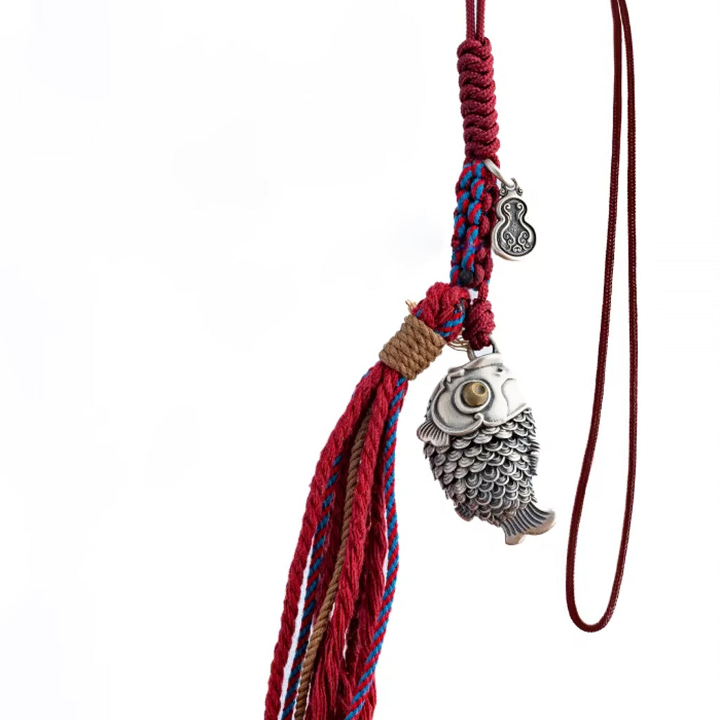 Lucky Koi Fish Pendant – Articulated Moving Tail for Stress Relief | Zen Ara Grove