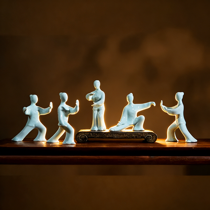 Elegant Female Tai Chi Master Figurine – Grace in Motion | Zen Ara Grove