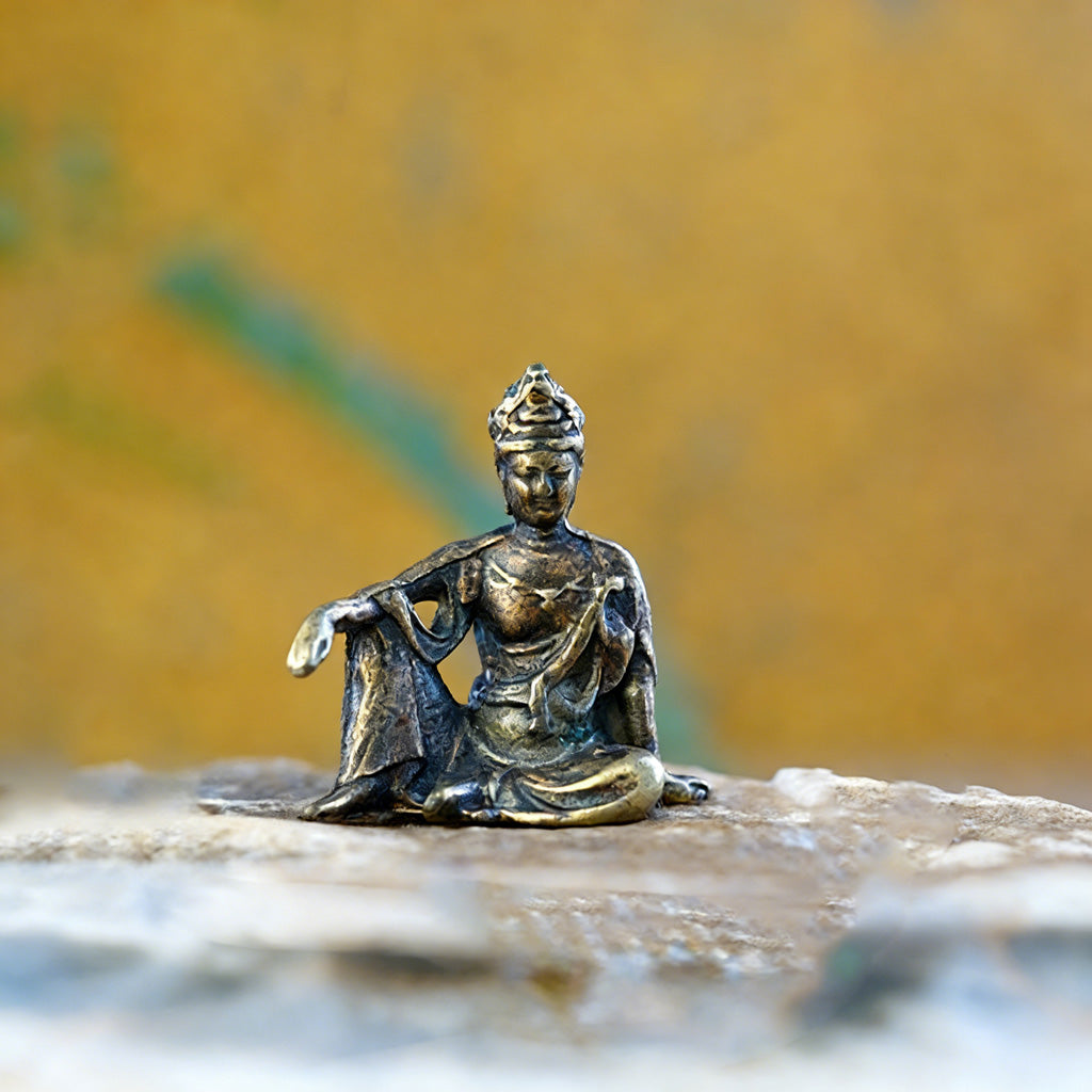Mini Brass Figurines – Zen Series with Buddha, Bodhidharma, Guanyin, Animals & More – Symbol of Mindfulness | Zen Ara Grove
